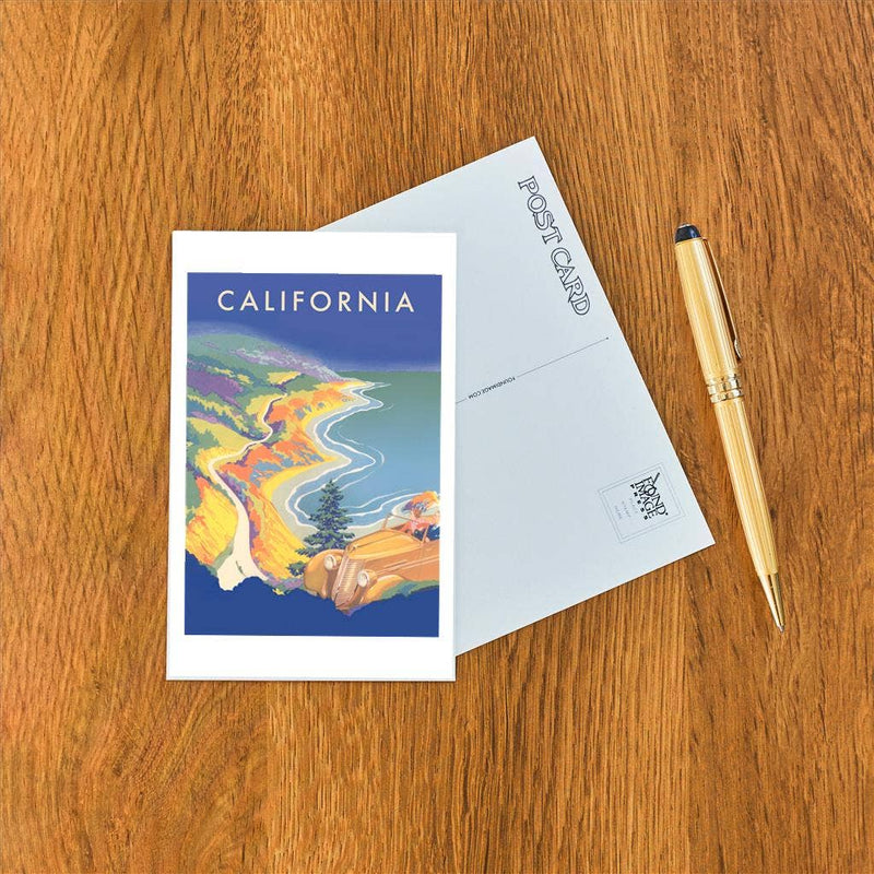 Postcard CA-1637 California Travel Poster