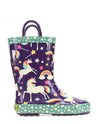 Kids Unicorn Dreams Rain Boot - Purple
