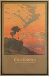 Postcard CA-1417 Travel Poster for California