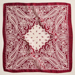 Silk Texture Paisley Bandana Scarf for Men & Women