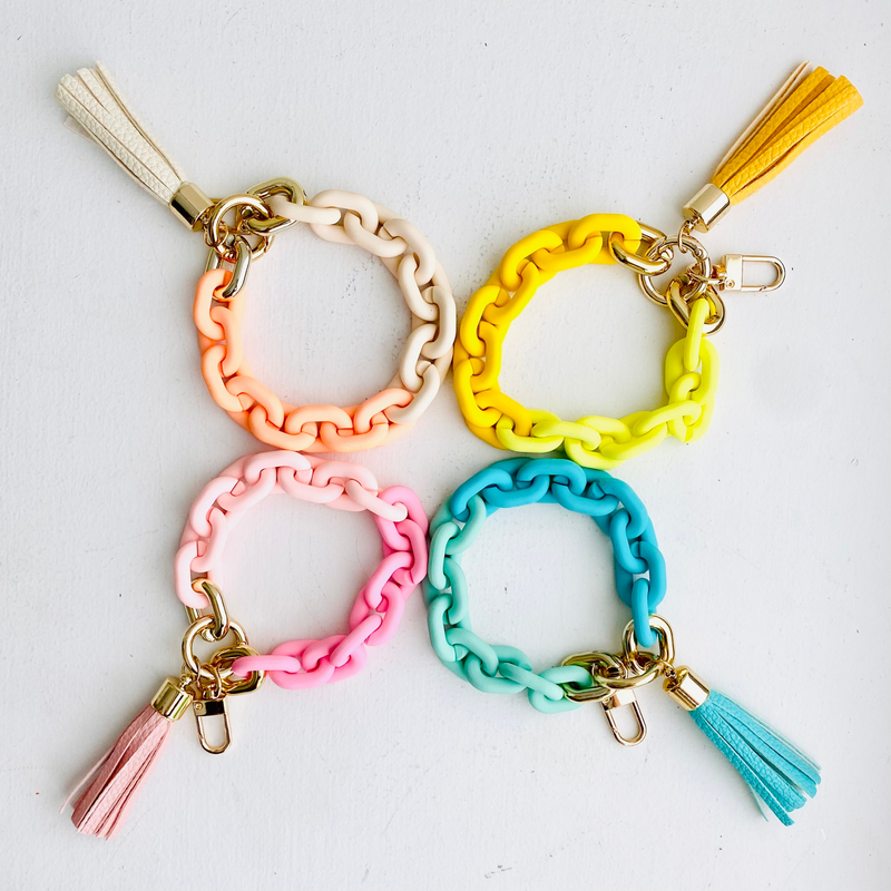 Chain Link Bangle Keychain