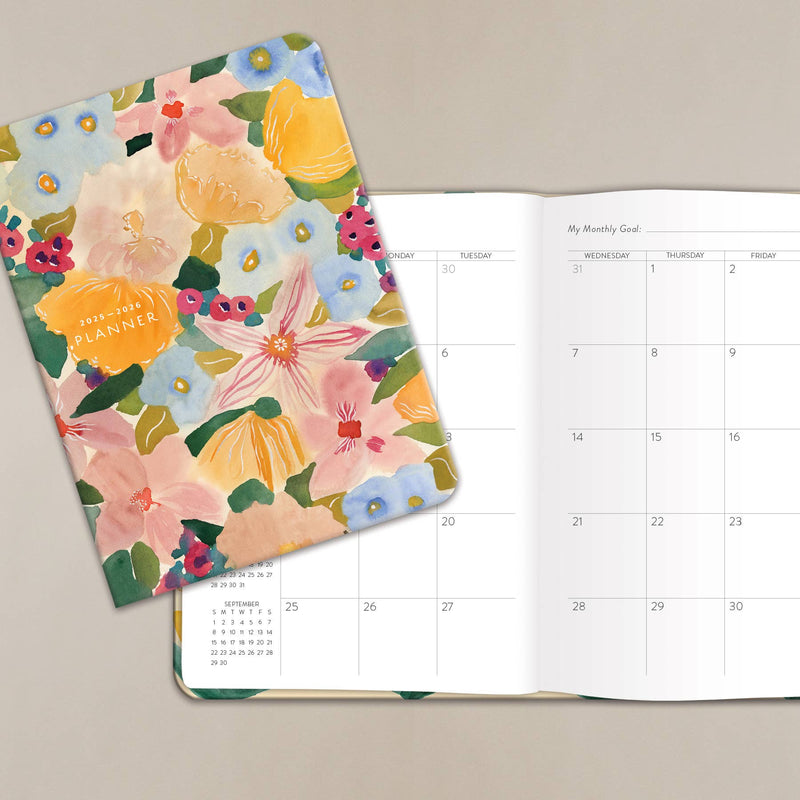 2025- 2026 Floral Abundance Seedlings On the Go Planner