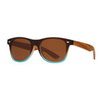 Chief - Brown/Turq Fade / Zebra Wood / Brown Polarized Lens