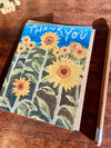 Thank You Sunflower 90's Nostalgic Farm Summer Painted Card