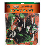 Vintage Halloween Jointed  Streamer, 10" x 6' 11"