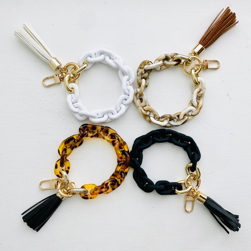 Chain Link Bangle Keychain