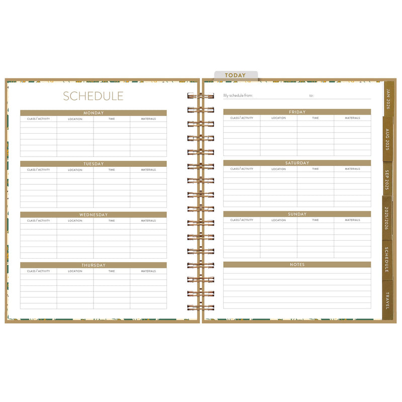 2025-2026 Vintage Vibes Seedlings 17 Month Planner