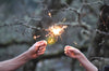 Wish 6.75" Sparkler Wand Card - Sparkle Wish Love - Gold