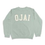 Ojai Vintage Washed Collegiate Crewneck
