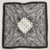 Silk Texture Paisley Bandana Scarf for Men & Women