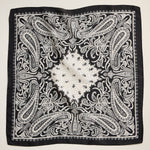 Silk Texture Paisley Bandana Scarf for Men & Women