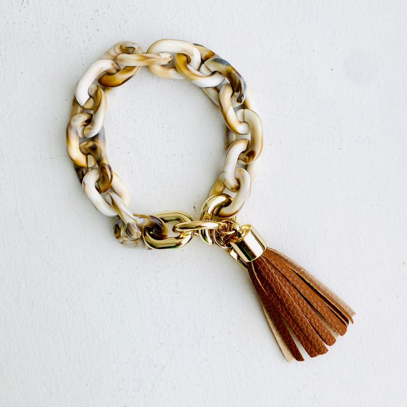 Chain Link Bangle Keychain