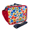 Insulated Poppy Flowers Print Lunch Tote