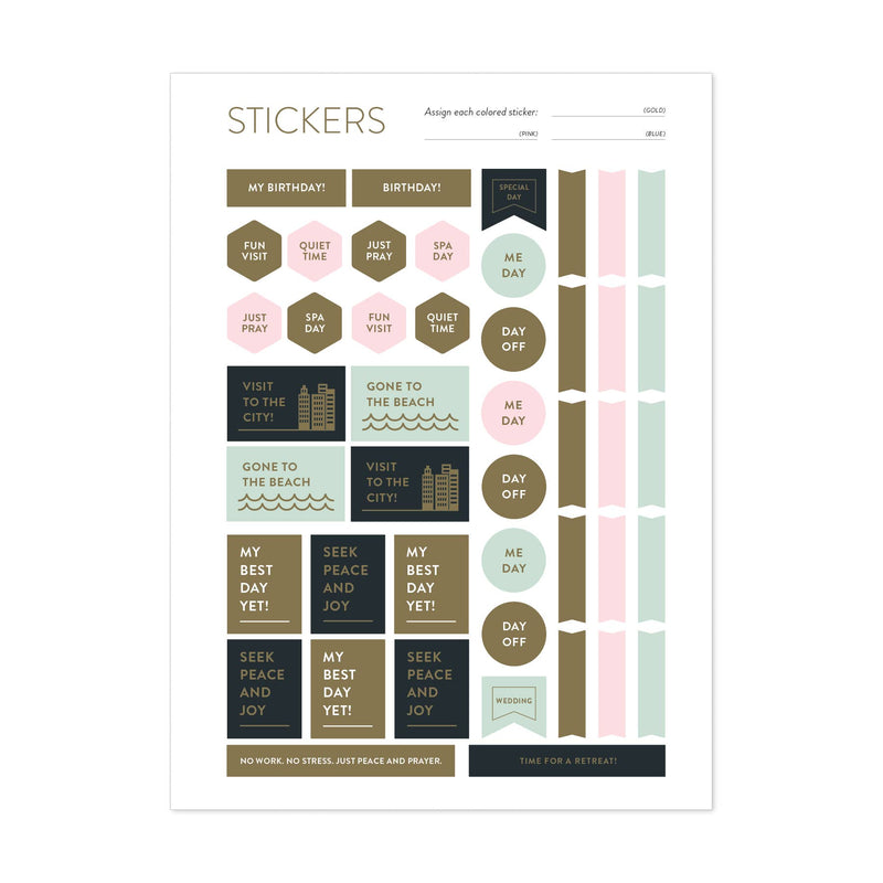 2025-2026 Vintage Vibes Seedlings 17 Month Planner
