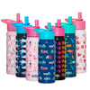 Rainbow Hearts 18 oz Steel Water Bottle