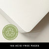 160PG Recycled Casebound Blank Journal Notebook