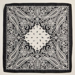 Silk Texture Paisley Bandana Scarf for Men & Women