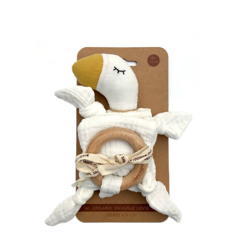 Goose Snuggle Lovey Blanket