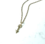 Graduation Gift. Follow your Arrow, Keep you Roots Necklace