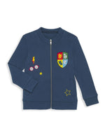 HOGWARTS ZIP UP PATCH JACKET