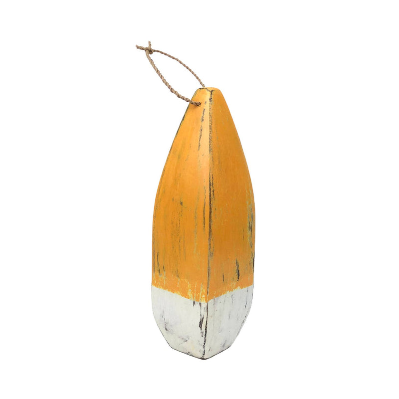 SALE Orange & White Buoy Decor