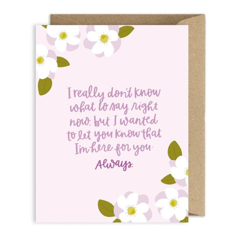 Sympathy Floral Card