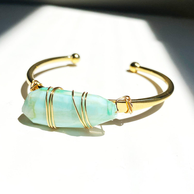 Mint Opal Cuff