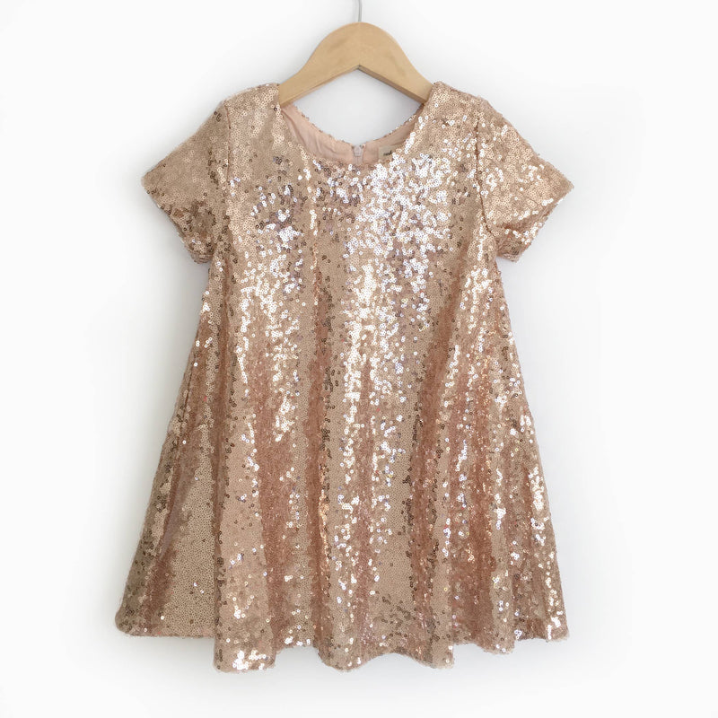 Rose Gold Sequin Dress