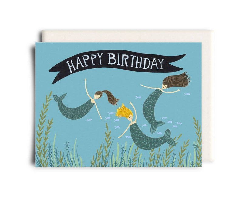 Mermaid Birthday | Greeting Card