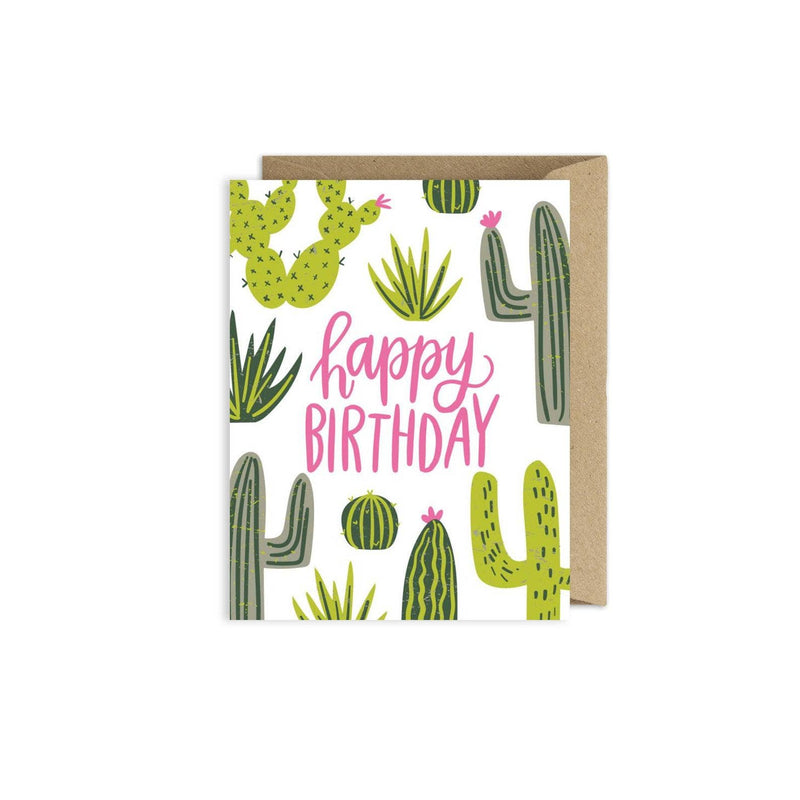 Happy Birthday Cactus Card