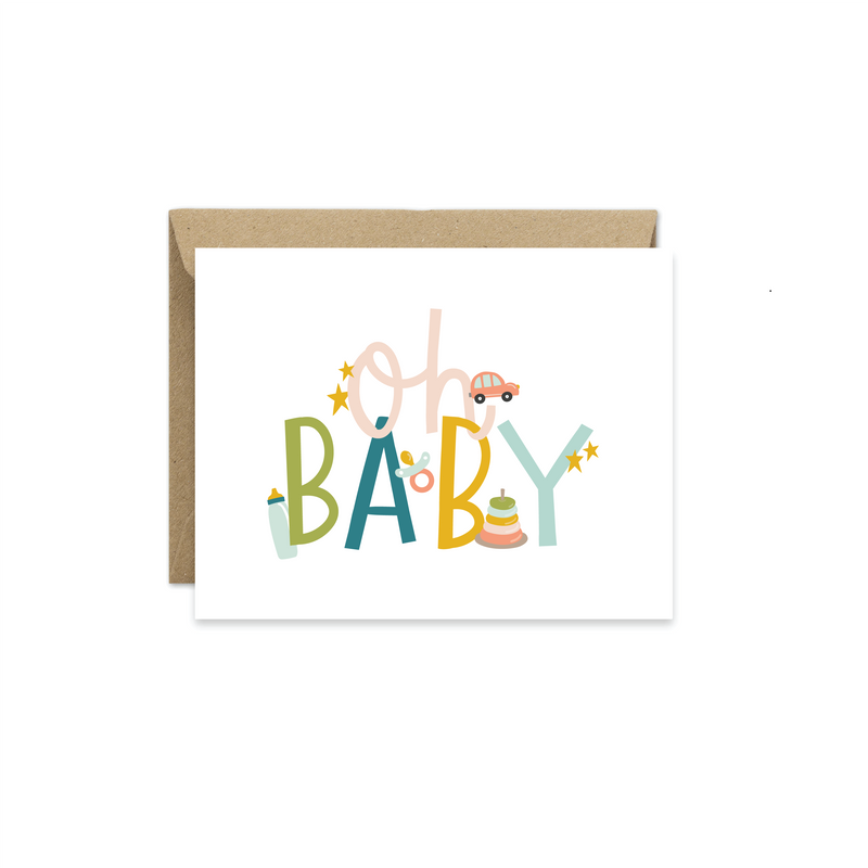 Oh Baby Greeting Card