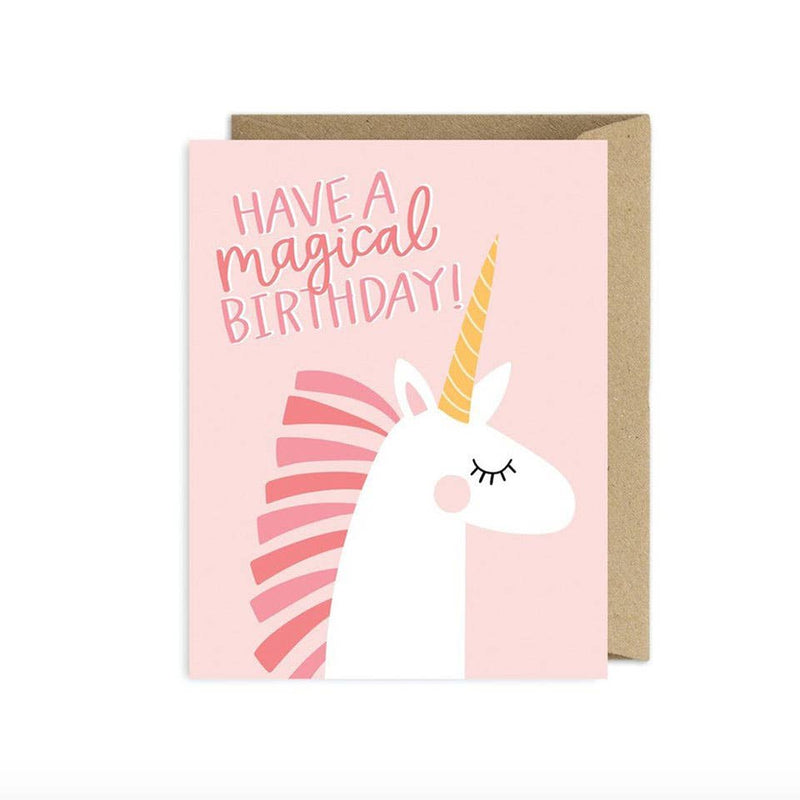 Unicorn Birthday Card