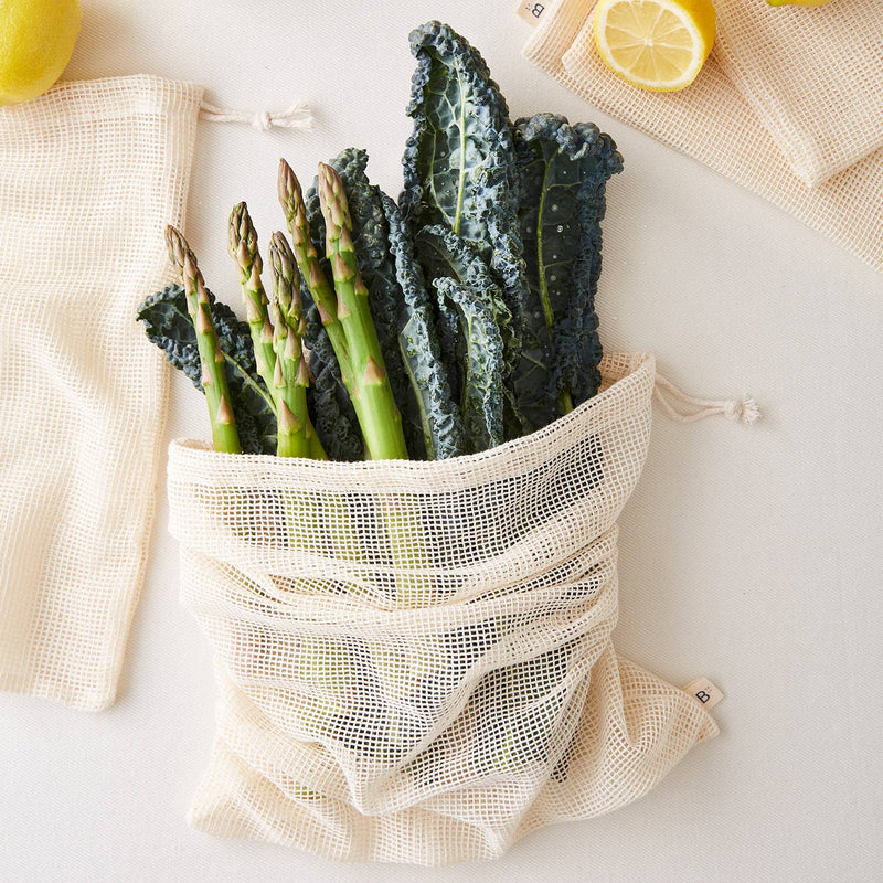 Mesh Produce Bags, Set of 3