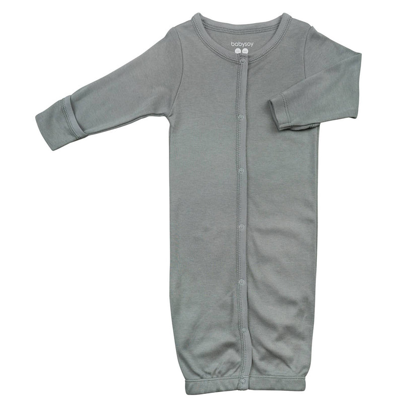 Babysoy Snap Solid Gown/Sleep Sack