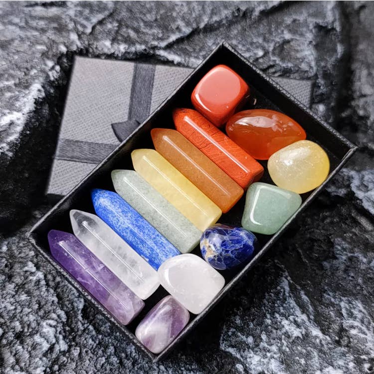 7 Chakra Crystal Gift Box Set