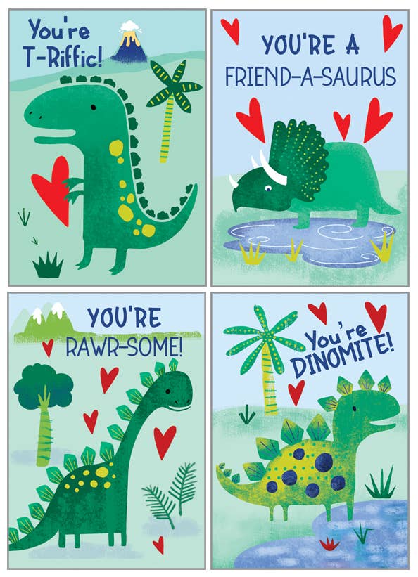 Kids Valentine Pack - Dinos