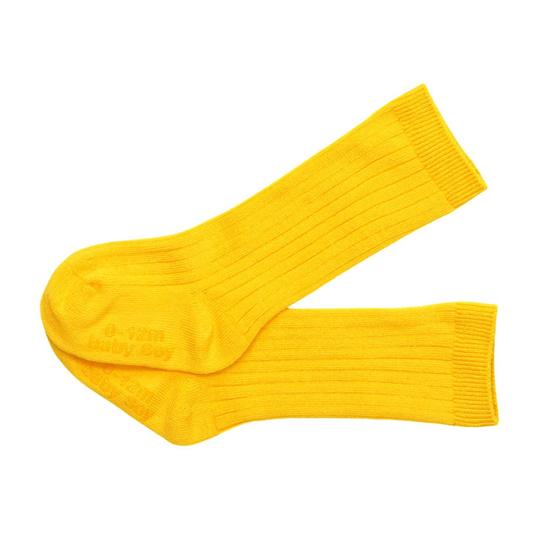 Baby Solid Colored Non-Slip Knee High Socks