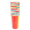 Color Wheel Highball Cups (set of 12)