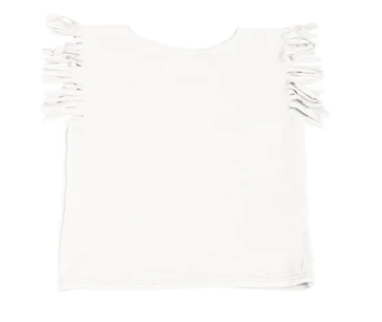 Baby & Girls Fringe sleeve Shirt