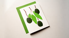 Avocado Hangout Letterpress Cards