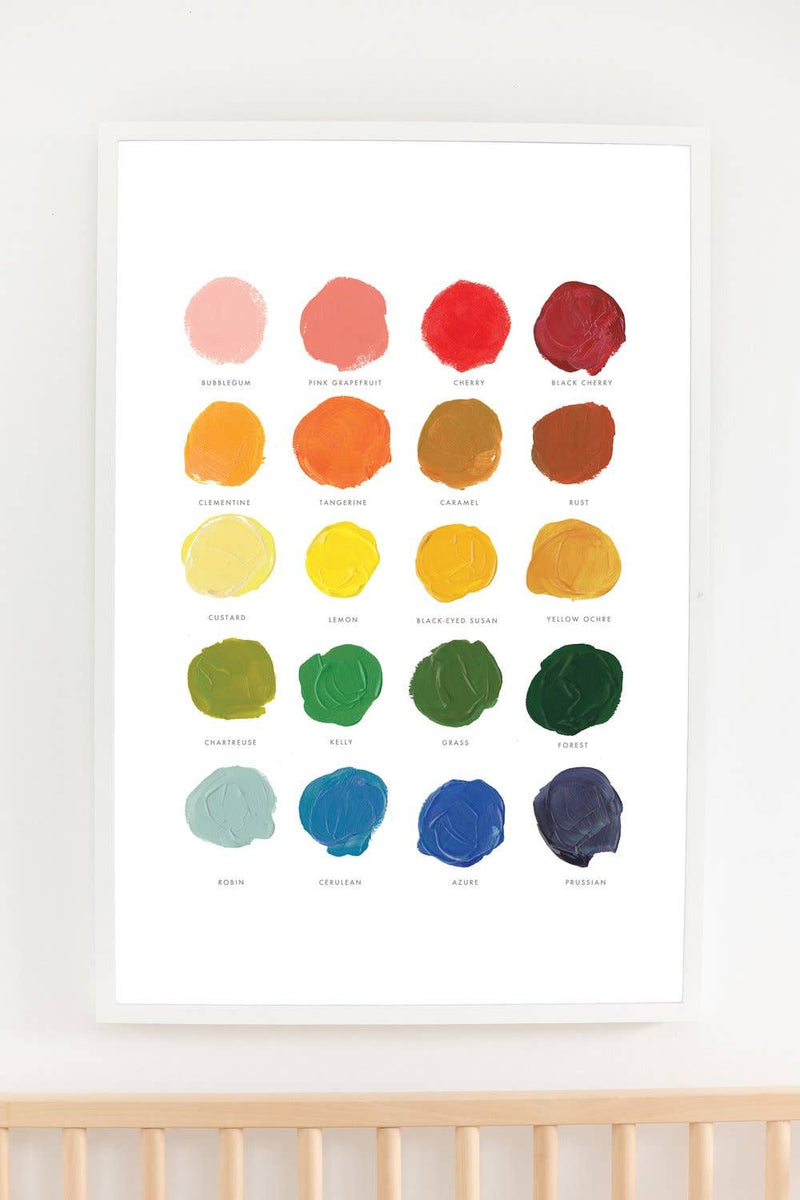 Color Mixing Art Print