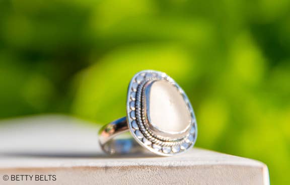 Cayden Sea Glass Ring