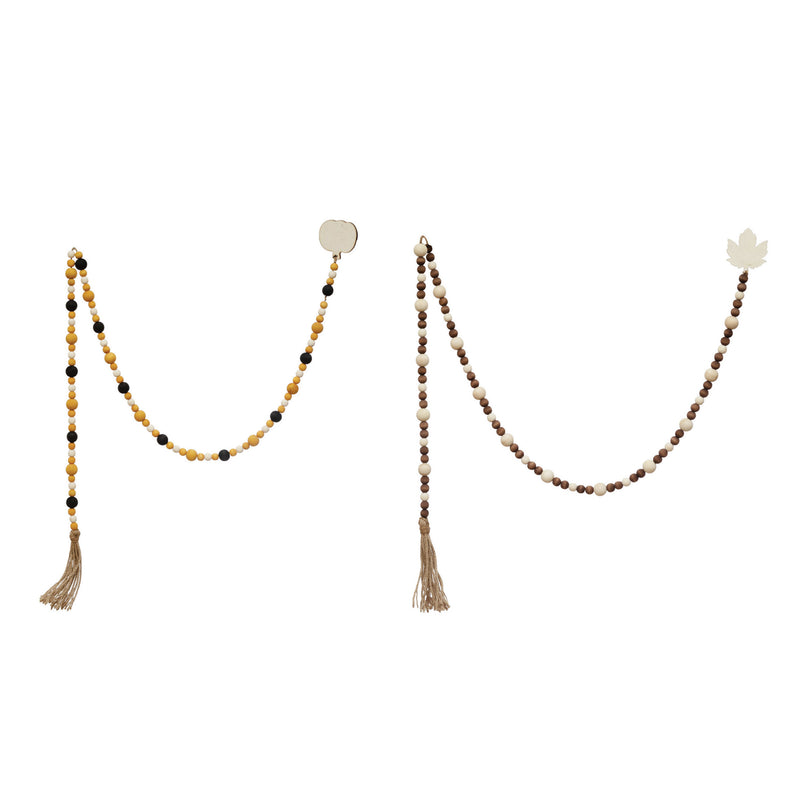 Paulownia Wood Bead Garland