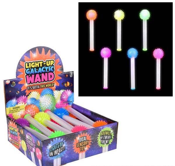 LIGHT-UP GALACTIC WAND 9"