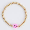 Beaded Happy Face Bracelet