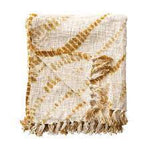 Cotton Tie-Dyed Throw with Fringe