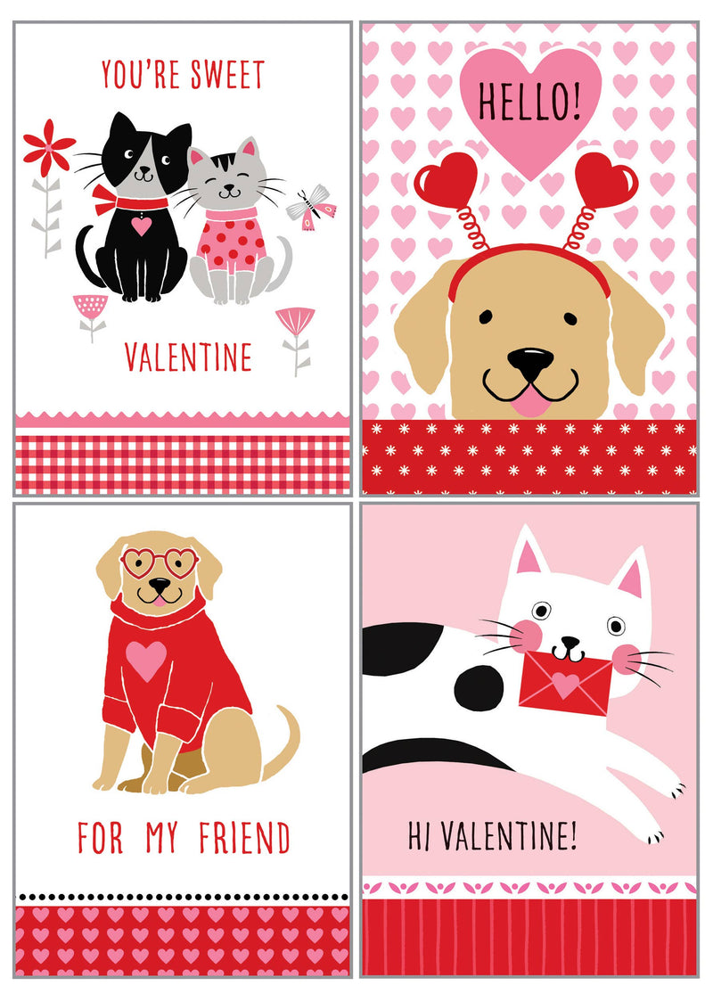 Kids Valentine Pack - Cats & Dogs