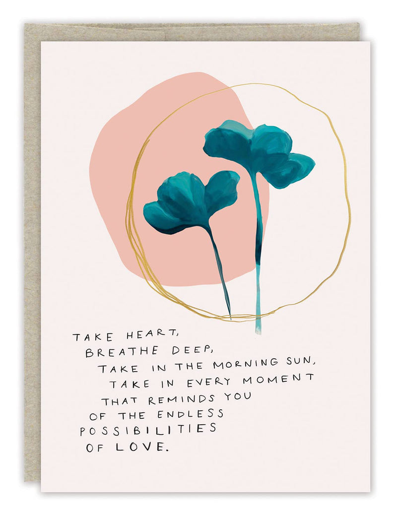 Take Heart Wedding Card