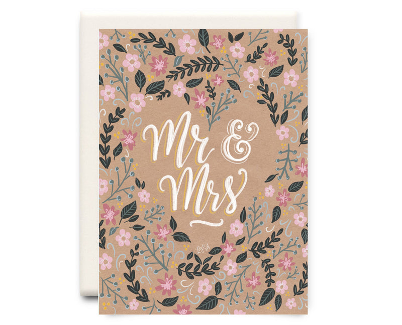 Mr & Mrs | Wedding Greeting Card