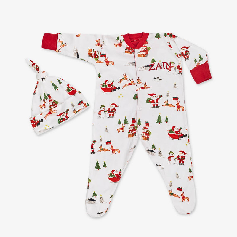 Dear Santa Romper & Hat Gift Set